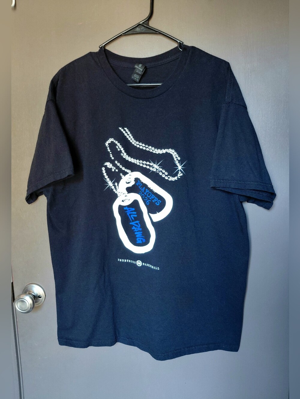 Detroit Pistons "All Dawg" Playoffs 2026 Dog Tag T-shirt